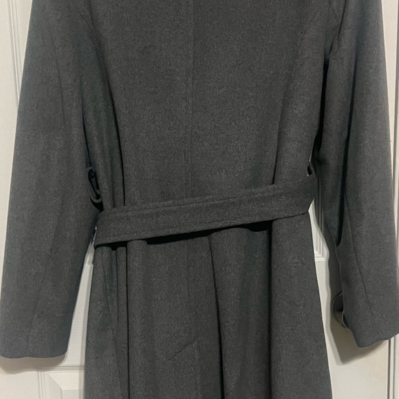London Fog Charcoal Gray Wool Trench Style Pea Coat Size: XL - Picture 2 of 3